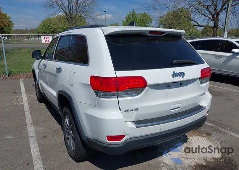 2015 Jeep Grand Cherokee Limited z USA, uszkodzony, nr VIN 1C4RJFBGXFC613221